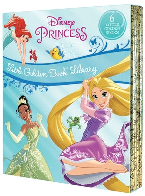 Cover Image for Disney Princess Little Golden Book Library -- 6 Little Golden Books: Tangled; Brave; The Princess and the Frog; The Little Mermaid; Beauty and the Bea -- Various, Boxed Set