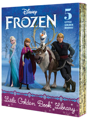Cover Image for Frozen Little Golden Book Library (Disney Frozen): Frozen; A New Reindeer Friend; Olaf's Perfect Day; The Best Birthday Ever; Olaf Waits for Spring -- Various, Hardcover