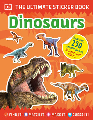 Cover Image for The Ultimate Sticker Book Dinosaurs -- DK, Paperback