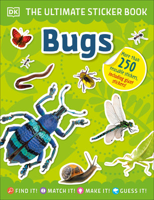Cover Image for The Ultimate Sticker Book Bugs -- DK, Paperback
