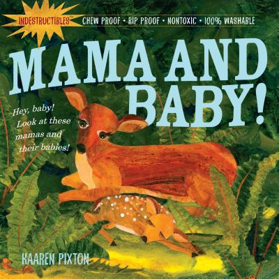 Indestructibles: Mama and Baby!: Chew Proof - Rip Proof - Nontoxic - 100% Washable (Book for Babies, Newborn Books, Safe to Chew) -- Amy Pixton, Paperback