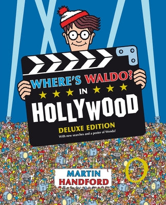 Cover Image for Where's Waldo? in Hollywood: Deluxe Edition with New Searches and Collectible Poster (a Hidden Object Activity Book with Search & Find Puzzles and Spo -- Martin Handford, Hardcover