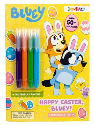 Cover Image for Bluey Colortivity: Happy Easter, Bluey! -- Delaney Foerster, Paperback