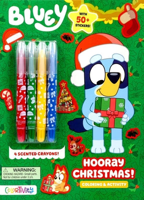 Cover Image for Bluey Colortivity: Hooray Christmas! -- Delaney Foerster, Paperback