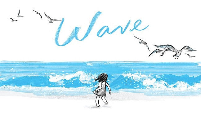 Cover Image for Wave: (Books about Ocean Waves, Beach Story Children's Books) -- Suzy Lee, Hardcover