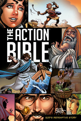 Cover Image for The Action Bible: God's Redemptive Story -- Sergio Cariello, Hardcover