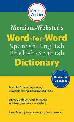 Cover Image for Merriam-Webster's Word-For-Word Spanish-English Dictionary -- Merriam-Webster, Mass Market Paperback