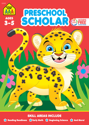 Cover Image for School Zone Preschool Scholar Workbook -- School Zone, Paperback