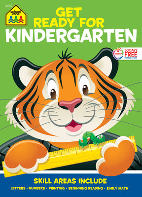 Cover Image for School Zone Get Ready for Kindergarten Workbook -- School Zone, Paperback