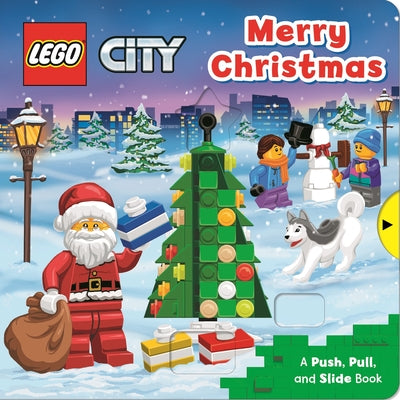 Cover Image for Lego(r) City. Merry Christmas: A Push, Pull and Slide Book -- MacMillan Children's Books, Board Books