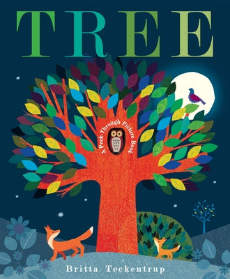 Cover Image for Tree: A Peek-Through Picture Book -- Britta Teckentrup, Hardcover