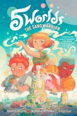 Cover Image for 5 Worlds Book 1: The Sand Warrior: (A Graphic Novel) -- Mark Siegel, Paperback