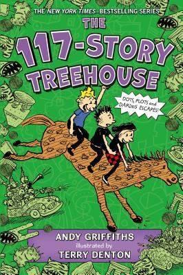 Cover Image for The 117-Story Treehouse: Dots, Plots & Daring Escapes! -- Andy Griffiths, Hardcover