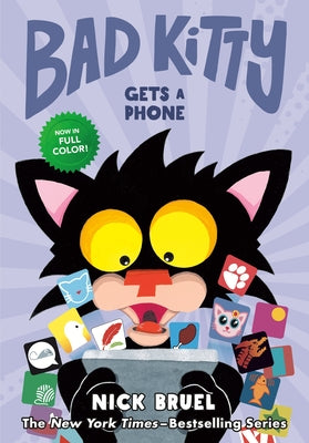 Cover Image for Bad Kitty Gets a Phone (Graphic Novel) -- Nick Bruel, Hardcover