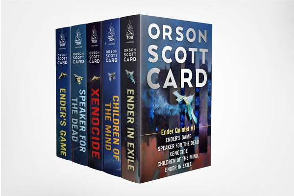 Cover Image for The Ender Saga #1: Ender's Game, Speaker for the Dead, Xenocide, Children of the Mind, Ender in Exile -- Orson Scott Card, Boxed Set