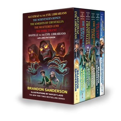 Cover Image for Alcatraz Versus the Evil Librarians Tpb Boxed Set: Books 1-6 -- Brandon Sanderson, Boxed Set