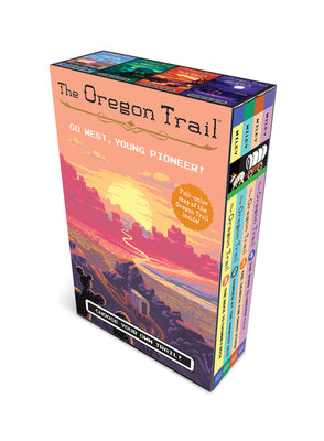 Cover Image for The Oregon Trail 4-Book Paperback Box Set Plus Poster Map -- Jesse Wiley, Boxed Set