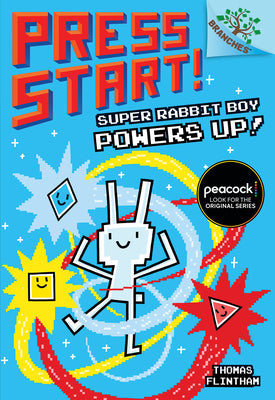 Cover Image for Super Rabbit Boy Powers Up! a Branches Book (Press Start! #2): Volume 2 -- Thomas Flintham, Library Binding