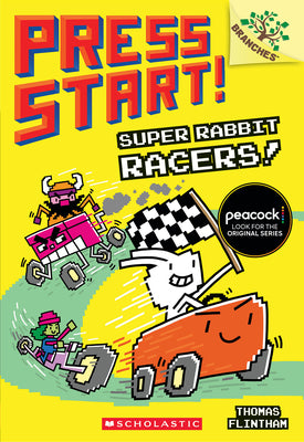 Cover Image for Super Rabbit Racers!: A Branches Book (Press Start! #3): Volume 3 -- Thomas Flintham, Paperback