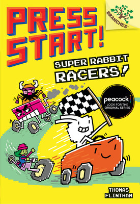 Cover Image for Super Rabbit Racers!: A Branches Book (Press Start! #3): Volume 3 -- Thomas Flintham, Library Binding