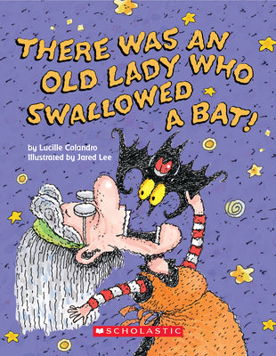 Cover Image for There Was an Old Lady Who Swallowed a Bat! (Board Book) -- Lucille Colandro, Board Books