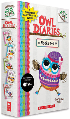 Cover Image for Owl Diaries, Books 1-5: A Branches Box Set -- Rebecca Elliott, Boxed Set