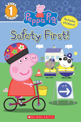 Cover Image for The Safety First! (Peppa Pig: Level 1 Reader) -- Courtney Carbone, Paperback