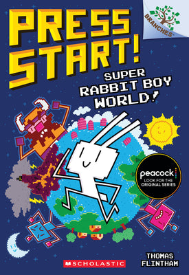 Cover Image for Super Rabbit Boy World!: A Branches Book (Press Start! #12): Volume 12 -- Thomas Flintham, Paperback