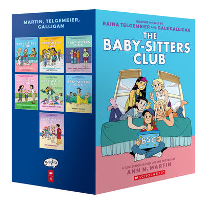 The Baby-Sitters Club #1-7 Graphic Novel Box Set -- Raina Telgemeier, Boxed Set