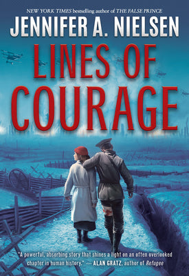 Cover Image for Lines of Courage -- Jennifer A. Nielsen, Paperback