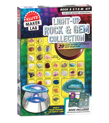 Cover Image for Light-Up Rocks & Gems -- Klutz, Hardcover