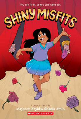 Cover Image for Shiny Misfits: A Graphic Novel -- Maysoon Zayid, Paperback