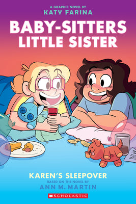 Cover Image for Karen's Sleepover: A Graphic Novel (Baby-Sitters Little Sister #8): Volume 8 -- Katy Farina, Paperback