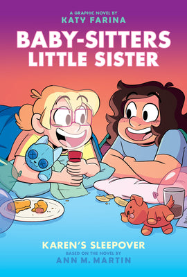 Cover Image for Karen's Sleepover: A Graphic Novel (Baby-Sitters Little Sister #8): Volume 8 -- Katy Farina, Hardcover