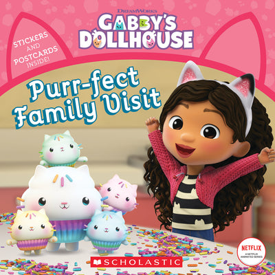 Cover Image for Purr-Fect Family Visit (Gabby's Dollhouse Storybook) -- Pamela Bobowicz, Paperback