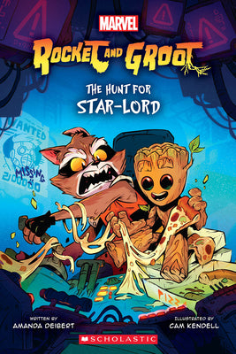 Cover Image for Hunt for Star-Lord: A Graphix Book (Marvel's Rocket and Groot) -- Amanda Deibert, Paperback