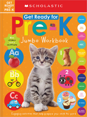 Cover Image for Get Ready for Pre-K Jumbo Workbook: Scholastic Early Learners (Jumbo Workbook) -- Scholastic, Paperback