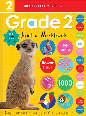 Cover Image for Second Grade Jumbo Workbook: Scholastic Early Learners (Jumbo Workbook) -- Scholastic, Paperback