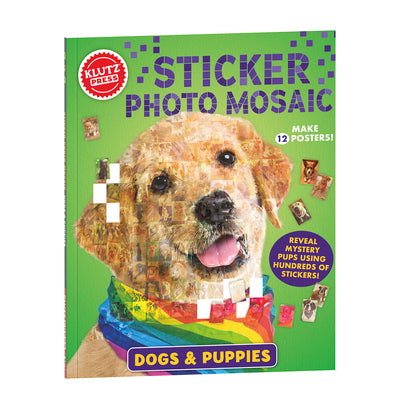 Cover Image for Sticker Photo Mosaic: Dogs & Puppies -- Editors of Klutz, Hardcover