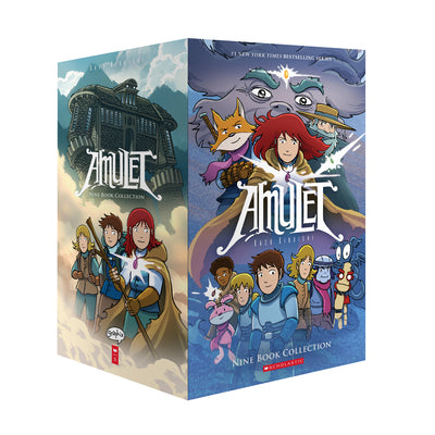Cover Image for Amulet #1-9 Box Set -- Kazu Kibuishi, Paperback