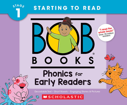 Cover Image for Bob Books - Phonics for Early Readers Hardcover Collection of 12 Stories Decodable Phonics Stories, Ages 4 and Up, Kindergarten (Stage 1: Starting to -- Liza Charlesworth, Hardcover