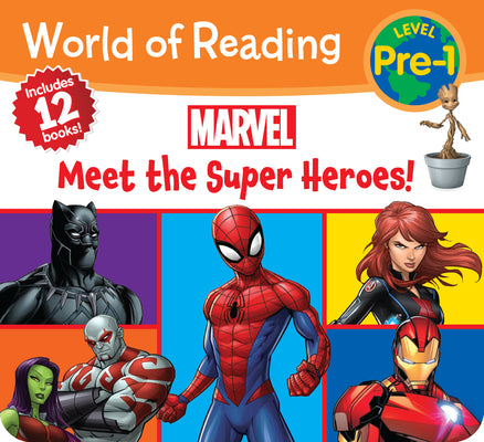 Cover Image for World of Reading Marvel: Meet the Super Heroes!-Pre-Level 1 Boxed Set -- Marvel Press Book Group, Boxed Set