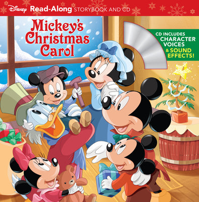 Cover Image for Mickey's Christmas Carol Readalong Storybook and CD [With Audio CD] -- Disney Books, Paperback