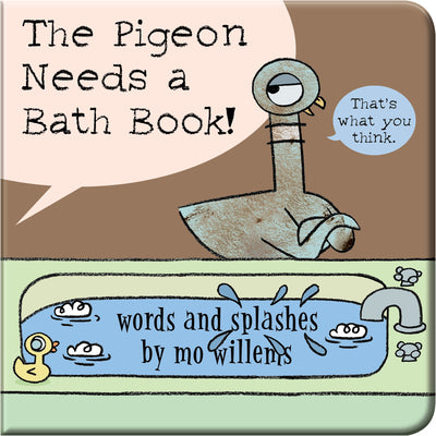Cover Image for The Pigeon Needs a Bath Book! -- Mo Willems, Vinyl-bound