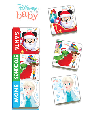 Cover Image for Disney Baby: Santa, Stockings, Snow -- Disney Books, Board Books
