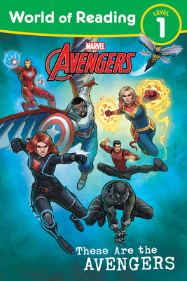 Cover Image for World of Reading: These Are the Avengers: Level 1 Reader -- Marvel Press Book Group, Paperback