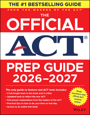 Cover Image for The Official ACT Prep Guide 2026-2027: Book + Online -- ACT, Paperback