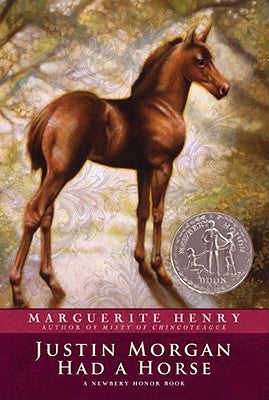 Cover Image for Justin Morgan Had a Horse -- Marguerite Henry, Paperback