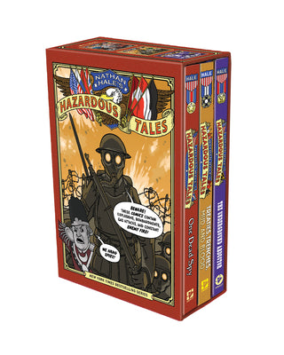 Cover Image for Nathan Hale's Hazardous Tales 3-Book Box Set: A Graphic Novel Collection -- Nathan Hale, Hardcover