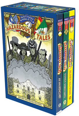 Cover Image for Nathan Hale's Hazardous Tales Second 3-Book Box Set: A Graphic Novel Collection -- Nathan Hale, Hardcover